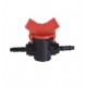 Manual control valve for 4mm feeder tube with large sized knob- Red-10 Pcs