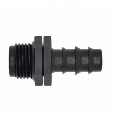  Straight connector with 1/2 inch male X 16mm Barbed -10 Pcs