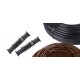 Mini 6mm pipe line for drip irrigation with 30 cm spacing-10 meter roll
