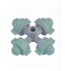 Four outlet fogger head with 0.7mm orifice nozzles--Light Green
