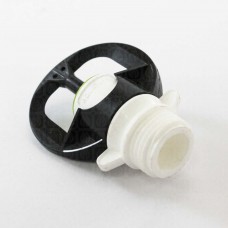 Sprinkler head with 1/2 inch male threaded inlet - white and green  Sprinkler head with 1/2 inch male threaded inlet - white and green