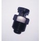 Greenage Mini air Releasing Valve with 1/2 inch Male Threaded Inlet Used in Garden drip Irrigation -Black- Imported-10 Pcs