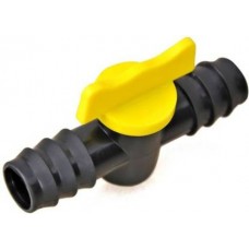 Manual control valve for 16mm - Yellow-10 Pcs